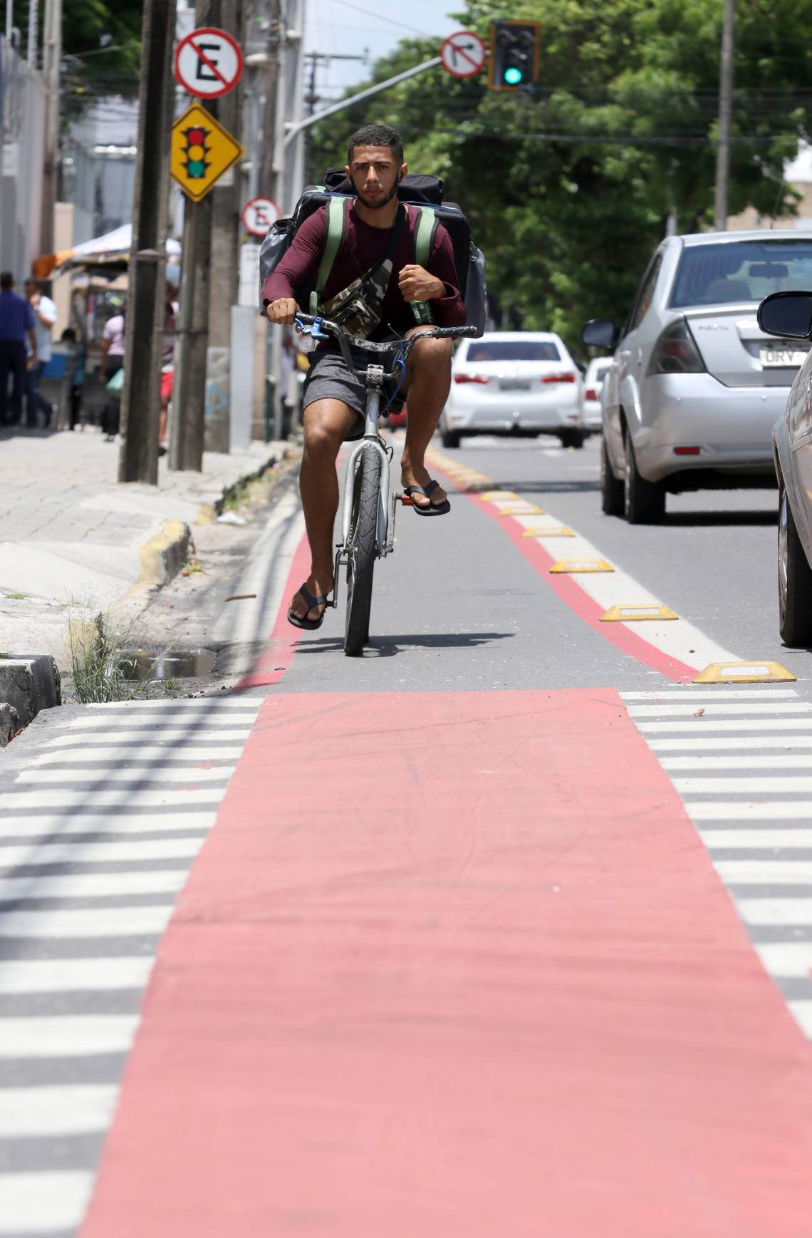 Ciclistas Pedem Mudan A Em Ciclofaixa Na Duque De Caxias Cidades Opovo