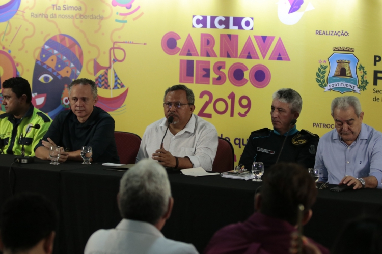 Divulgação da programação do Ciclo Carnavalesco 2019 foi no Paço Municipal (Gustavo Simão/ Especial para O POVO)