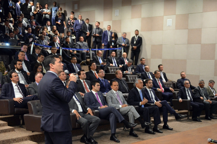 Moro apresenta o projeto a governadores nesta segunda-feira, 4 (Foto: Divulgação/Ministério da Justiça)