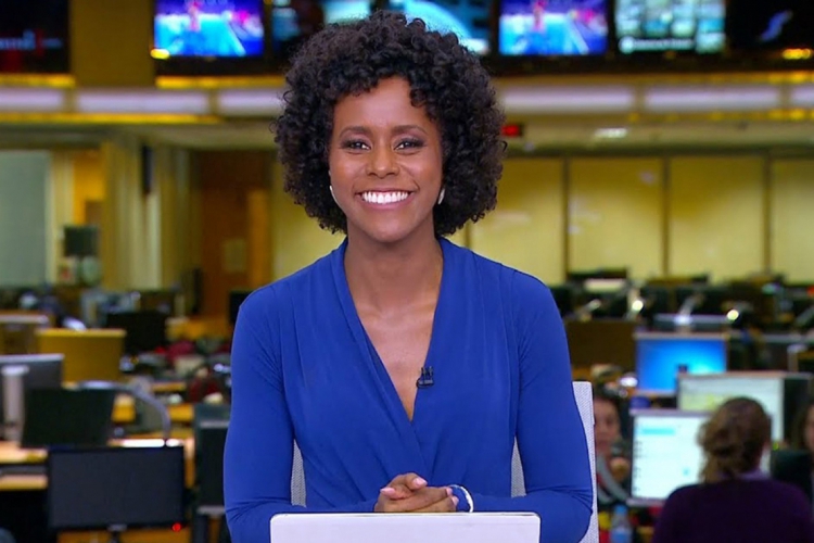 Maju Coutinho será primeira apresentadora negra do Jornal Nacional. (Foto: Reprodução/TV Globo)