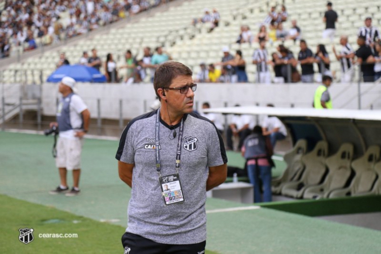 Marcelo Rospide era auxiliar do Ceará desde 2018. Foto: Fernando Ferreira / Cearasc.com.