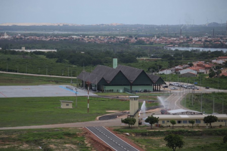  Aeroporto Regional de Canoa Quebrada Dragão do Mar, em Aracati. (Foto: Mateus Dantas/O POVO)