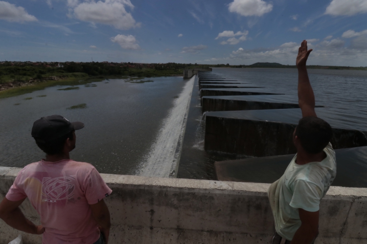 Açude Cocó é o primeiro do Ceará a sangrar em abril