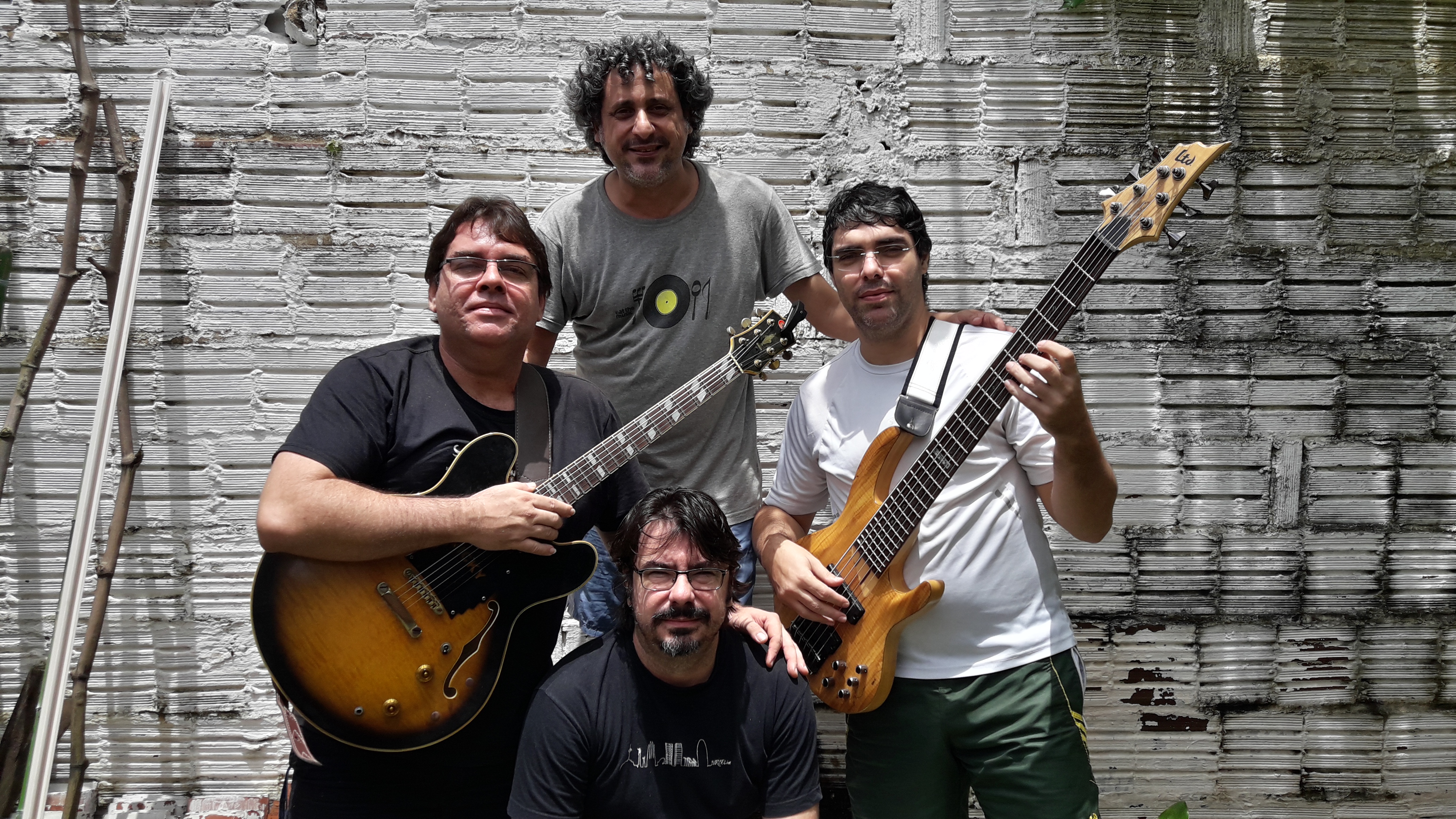 Em sentido horário: Alan Morais (no alto), Fábio Amaral, Marcelo Holanda e Moacir Bedê (Foto: Divulgação)