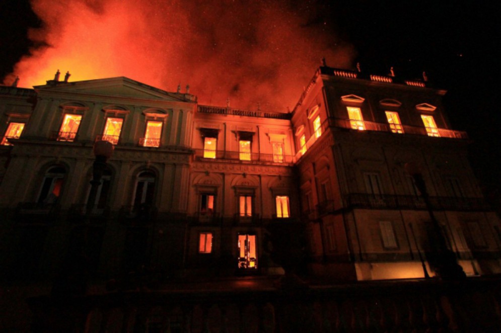 O incêndio no Museu Nacional aconteceu em setembro de 2018 e dizimou diversas peças históricas