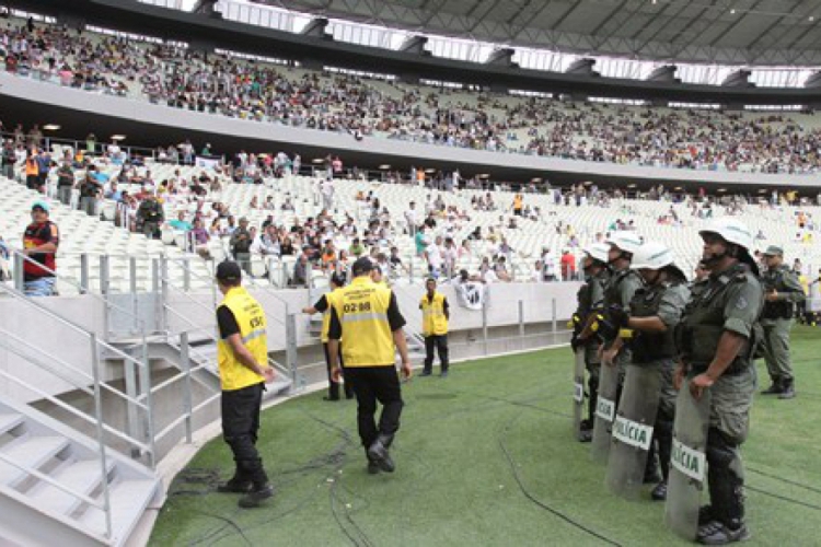 Polícia Militar atuará dentro e fora do Castelão, com um total de 600 homens