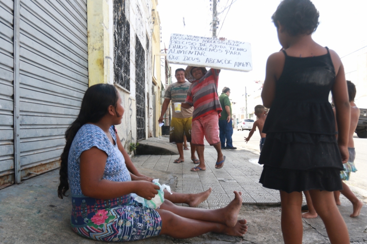 Imigrantes venezuelanos chegaram na Capital  em busca de melhores condições de vida.