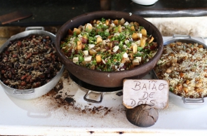 FORTALEZA, CE, BRASIL, 25.06.2019: Baião de dois. Comes e Bebes Baião. restaurante Maria Chique, Parangaba. (Fotos: Fabio Lima/O POVO)