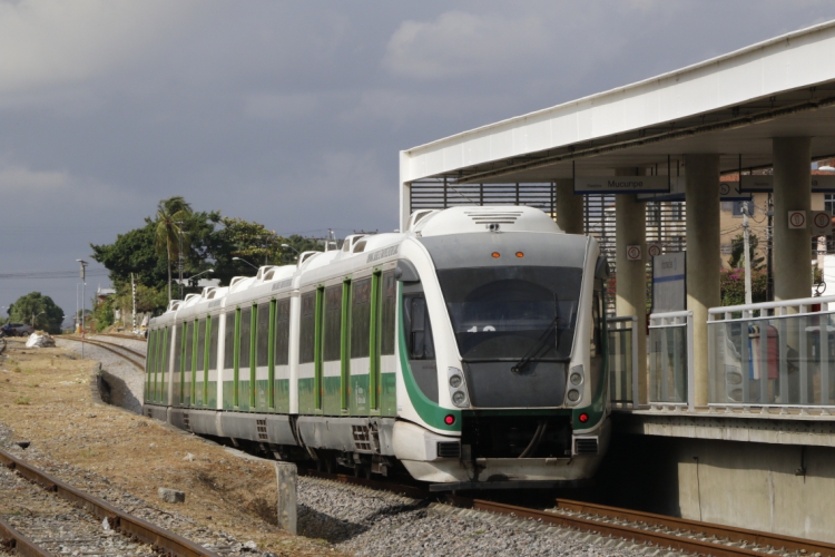 Trasporte VLT do Metrofor, trecho Parangaba-Mucuripe. No feriado de Finados, o transporte terá funcionamento especial