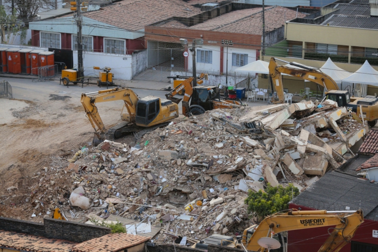 ￼DESABAMENTO do Edifício Andrea aconteceu em outubro de 2019