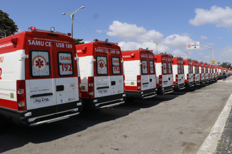 De janeiro a outubro, o Samu Ceará fez mais de 70 mil atendimentos 