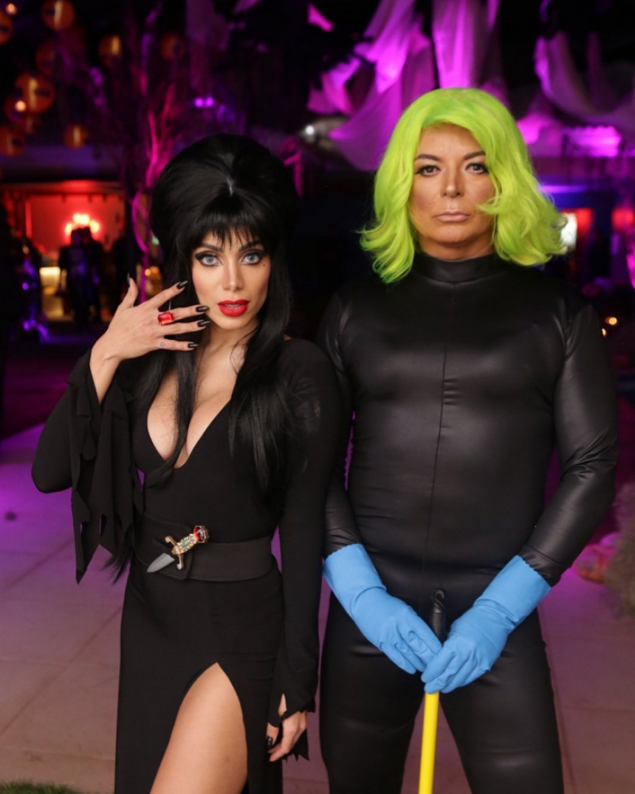 Confira fantasias dos famosos na festa de Halloween de Anitta