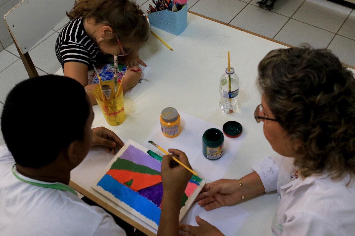 REDE municipal de ensino foi a que mais recebeu alunos com deficiência (Foto: FÁBIO LIMA/O POVO)