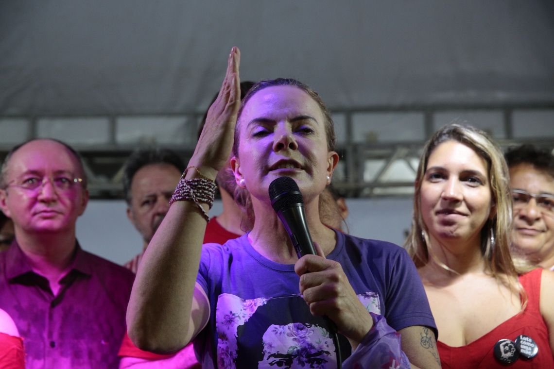 ￼Gleisi Hoffmann é presidente do PT nacional e deputada federal (Foto: JÚLIO CAESAR)