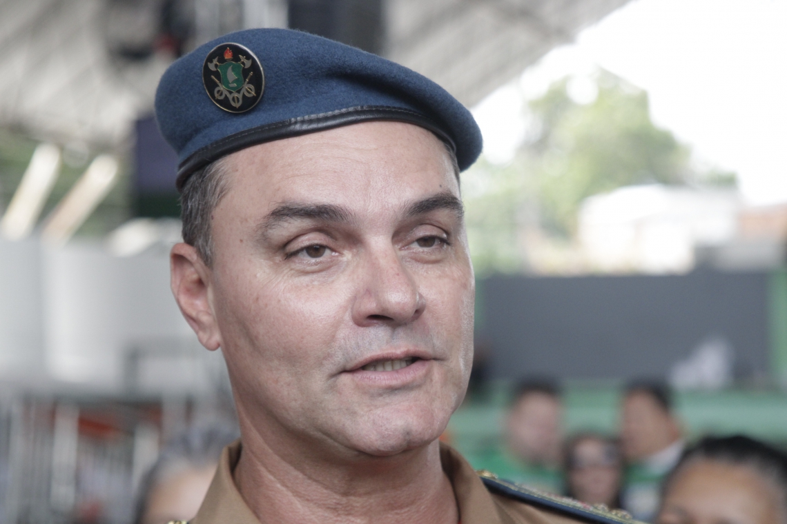 Comandante-Geral do CBMCE, Luís Eduardo Soares de Holanda, 40, será secretário da Segurança de Fortaleza em 2021 (Foto: Sandro Valentim)