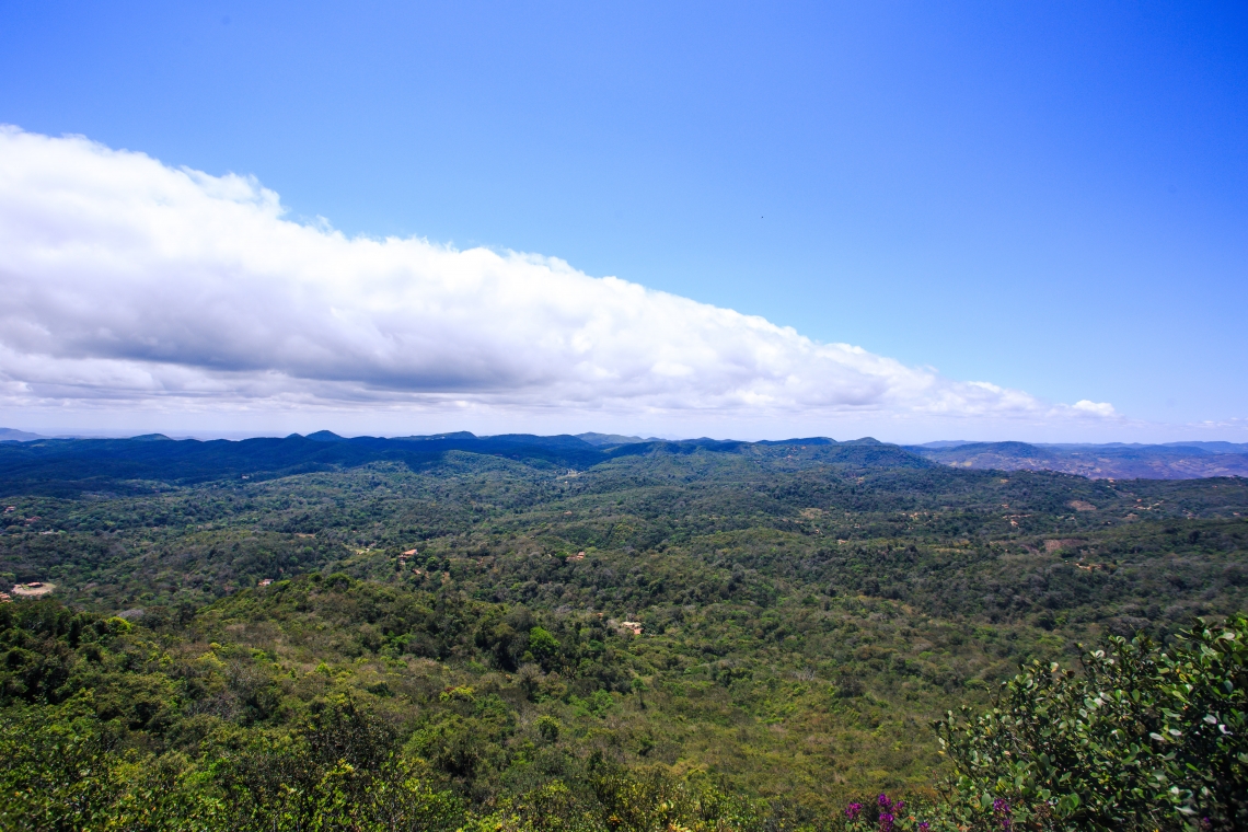 Expedição Borboletas. Vista do Pico Alto em Guaramiranga (Foto: Aurélio Alves)