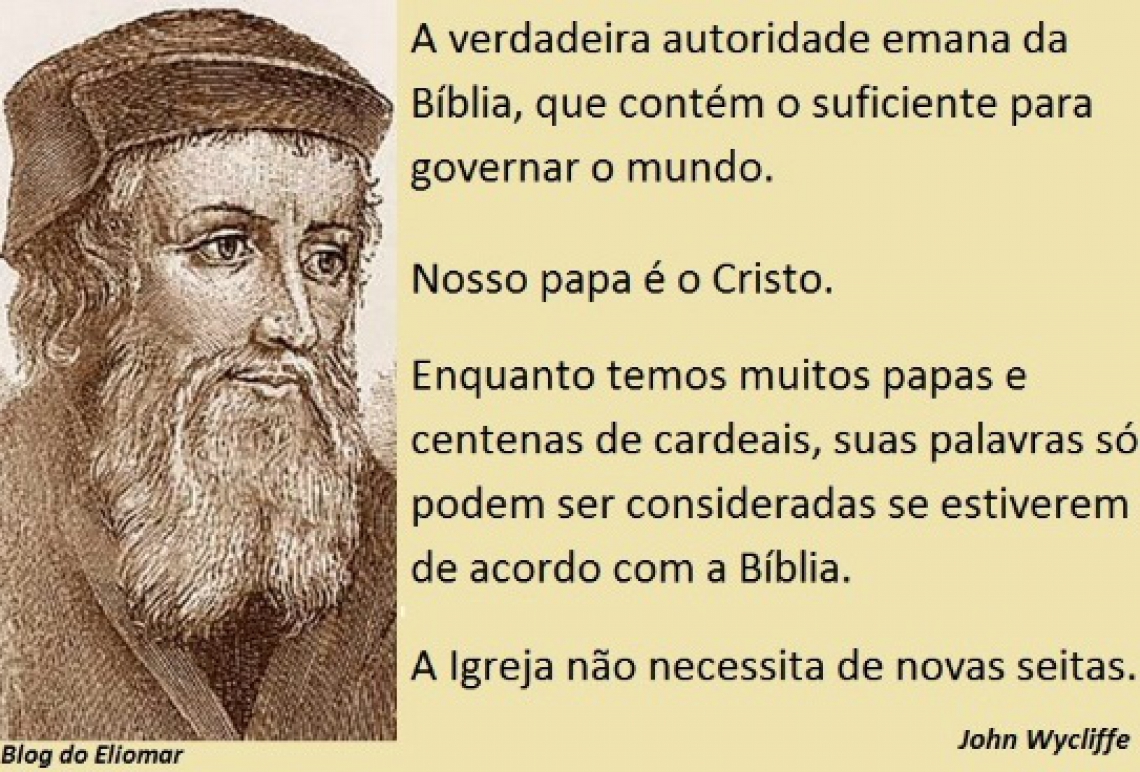 John Wycliffe 13201384 Foi Um Filósofo Teólogo Teólogo E Bíblico