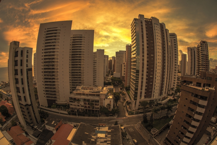 08 de janeiro de 2020, Vista de prédios da Beira Mar, que fica na Regional II