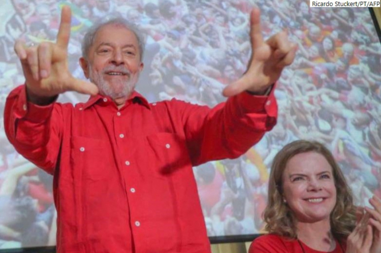 Lula e Gleisi Hoffmann