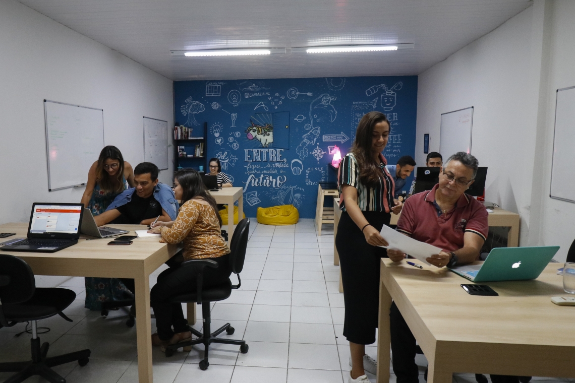 ￼A aceleradora Casa Azul foi uma das cinco contempladas no edital Fundeci 2022 (Foto: Beatriz Boblitz)