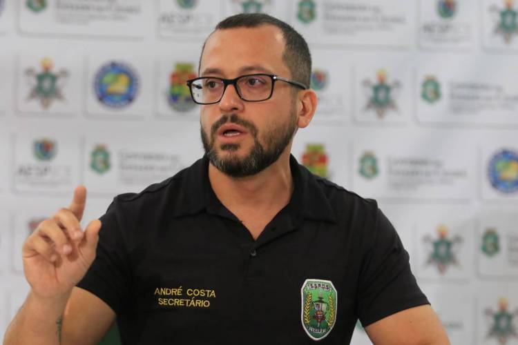 FORTALEZA, CE, BRASIL, 19.02.2020: André Costa, titular da Secretaria da Segurança Pública e Defesa Social do Estado do Ceará.  (Fotos: Fabio Lima/O POVO)