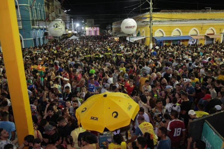 Festa no Centro de Aracati em 2020