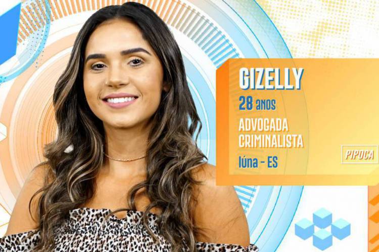 Gizelly foi a 13ª eliminada em paredão do dia 14 de abril, com 54,79% dos votos