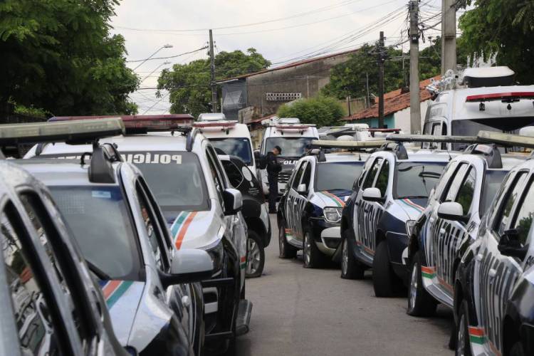 18º BPM durante paralisação dos policiais militares