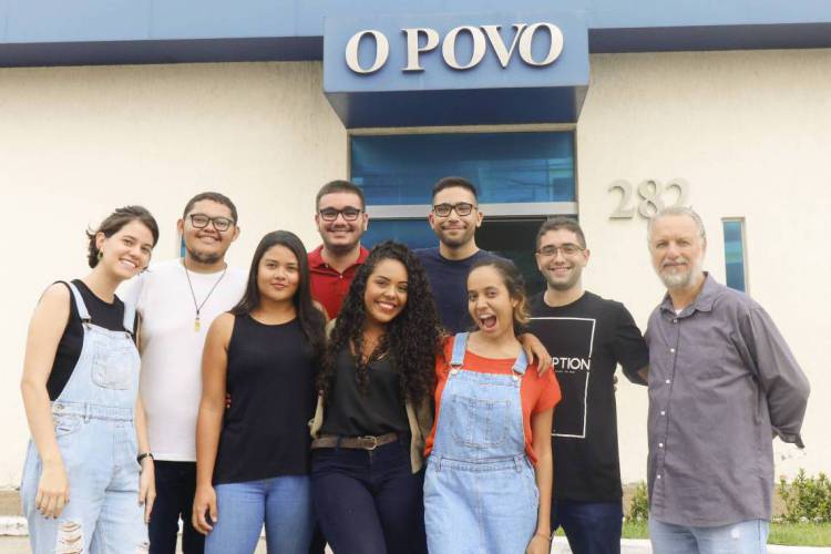 Registro da turma do projeto Novos Talentos de 2020