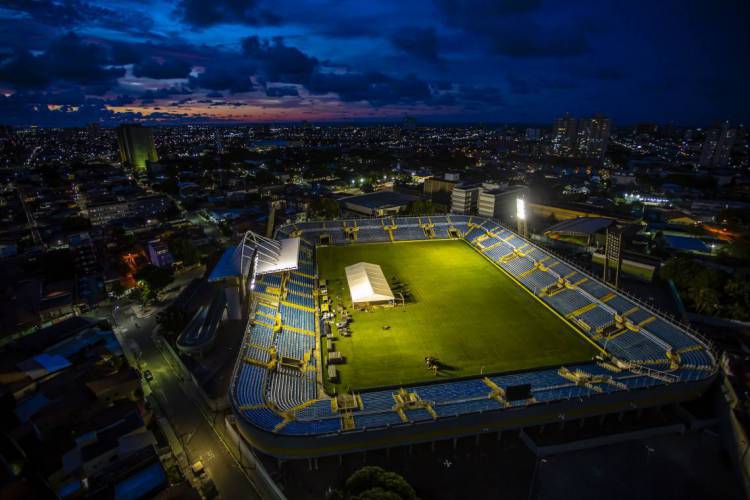 Estádio será espaço para 204 leitos ao todo 