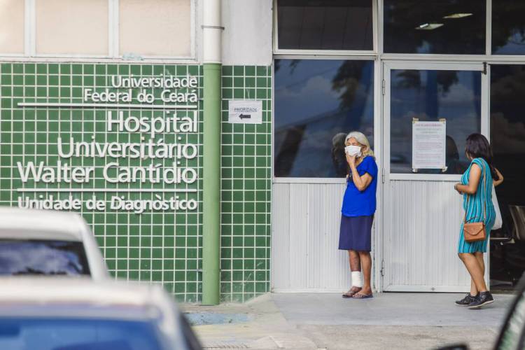 Hospital Walter Cantídio pertencente ao Complexo Hospitalar da UFC