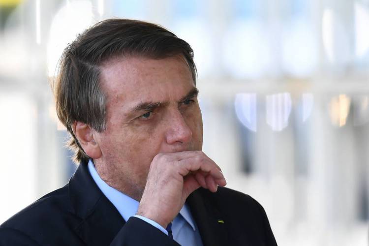 Presidente Jair Bolsonaro criticou o lockdown em Brasília no dia que a medida foi anunciada em Fortaleza (Foto: EVARISTO SA / AFP)