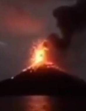 O Anak Krakatoa, que significa 