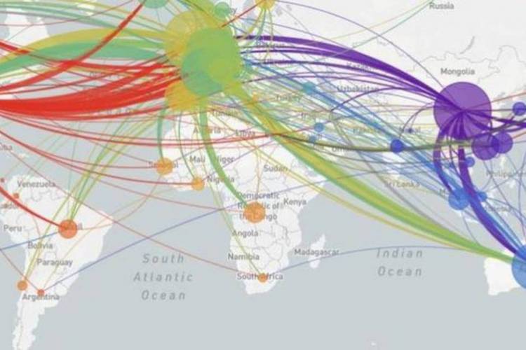 Site NextStrain apresenta mapeamento das variações genéticas do vírus e as conexões entre os casos ao redor do mundo