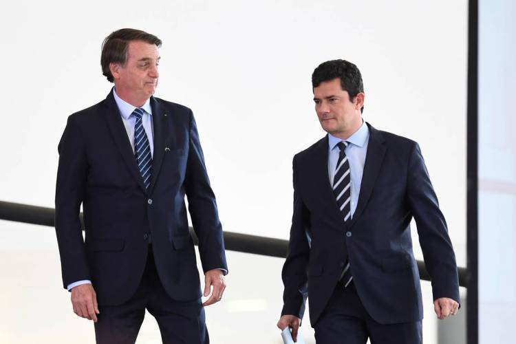 Jair Bolsonaro e Sergio Moro