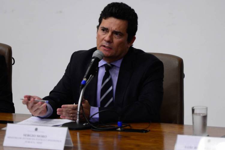 Brasilia em 24 de abril de 2020, O ministro da Justiça e Segurança Pública, Sergio Moro, fala à  imprensa. ( Foto: Marcello Casal Jr/Agência Brasil)