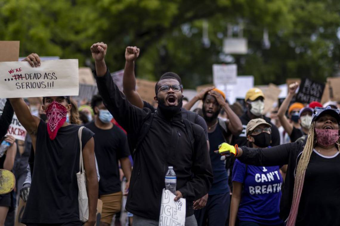 Protestos antirracistas se espalharam pelo mundo (Foto: Ricardo ARDUENGO / AFP)