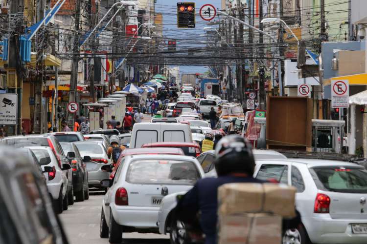 A prioridade vai ser a caminhada de pedestres no Centro