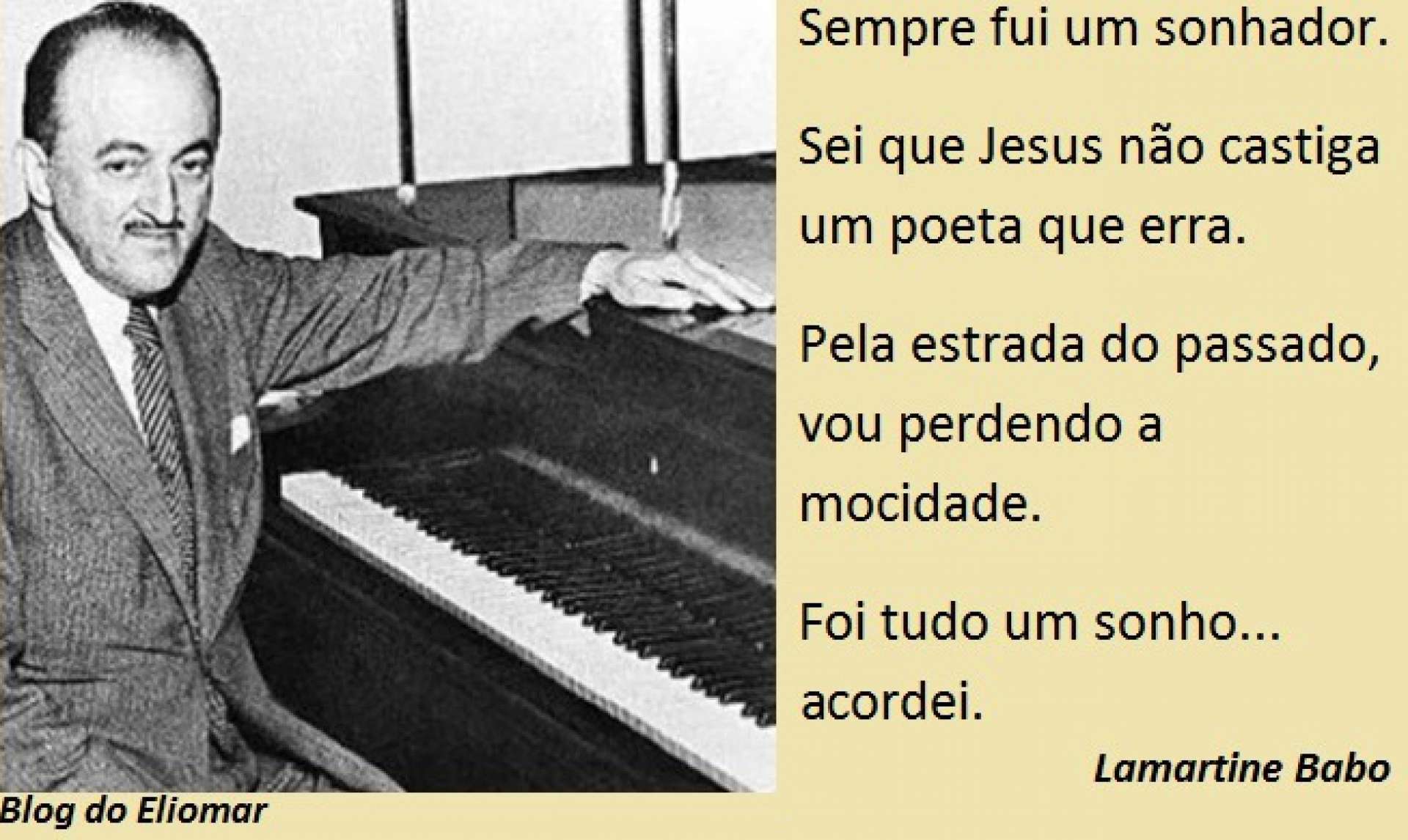 Há 57 anos morria o compositor carioca Lamartine Babo | eliomar-de-lima |  OPOVO+