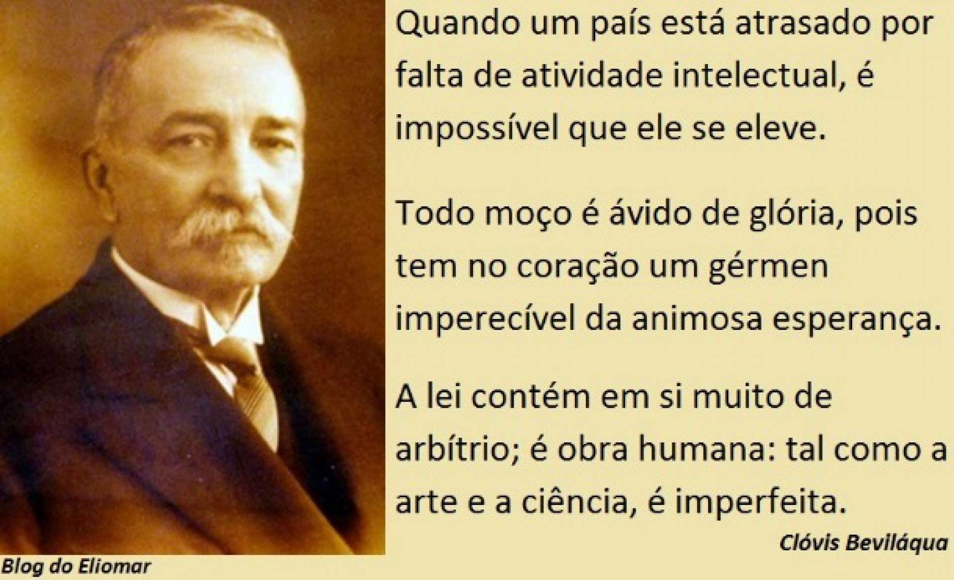 Há 76 anos morria o jurista e filósofo cearense Clóvis Beviláqua |  eliomar-de-lima | OPOVO+