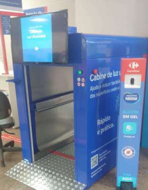 Cabine foi instalada nas duas unidades da rede em Fortaleza