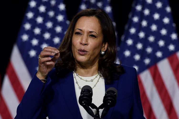 Kamala Harris, senadora democrata, candidata à vice na chapa de Joe Biden