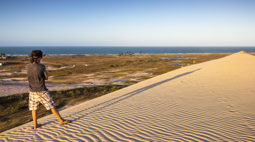 Duna da Sabiaguaba é uma boa opção para ver o pôr do sol em Fortaleza 