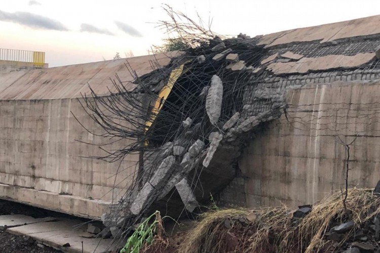 Dano na barragem de Jati, no Ceará