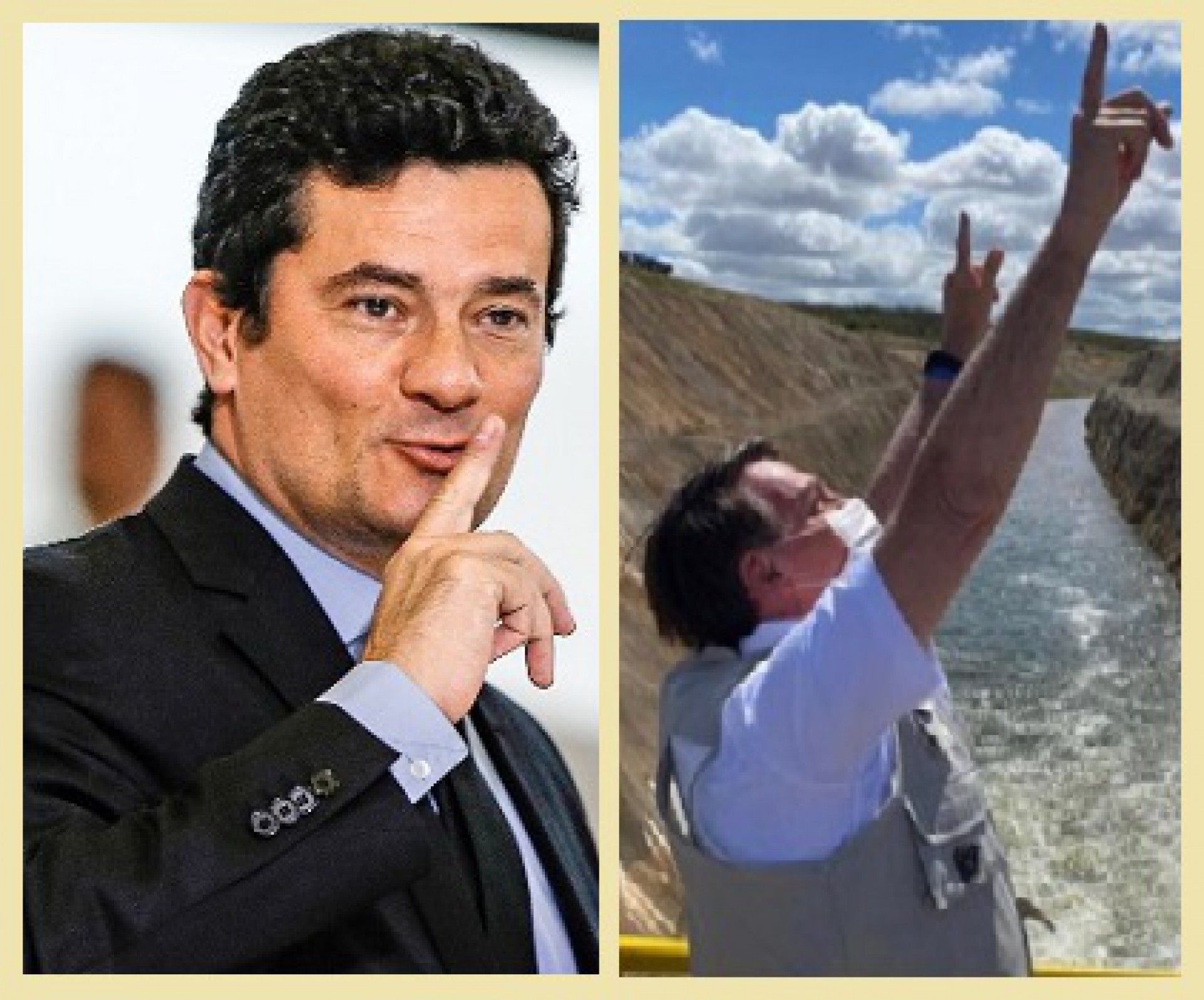 Moro e Bolsonaro (Foto: Montagem)