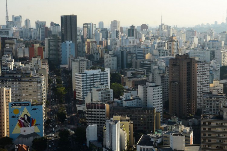 Vista de São Paulo: maior cidade brasileira tem disputa para prefeito acompanhada pelo Brasil