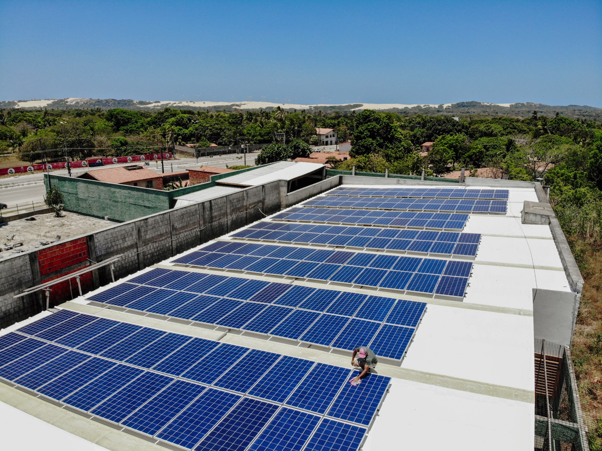 ￼PAINEIS solares fotovoltaicos (Foto: JÚLIO CAESAR)