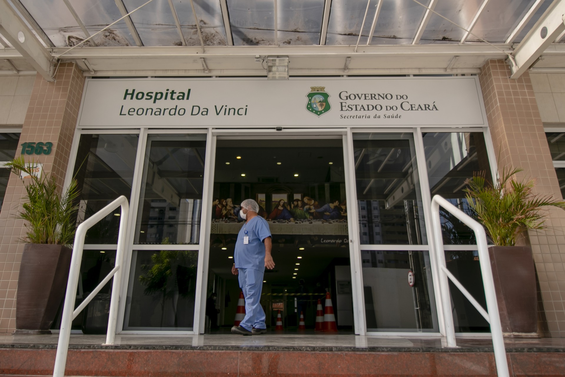 ￼HOSPITAL Leonardo da Vinci, em Fortaleza, é referência no tratamento de coronavírus (Foto: Aurélio Alves)