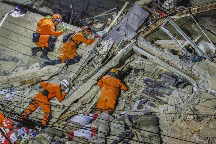 ￼EDIFÍCIO Andrea desabou no dia 15 de outubro de 2019