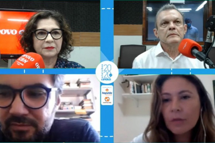 A sabatina precisou ter tempo reduzido. Mediada por Maísa Vasconcelos, a entrevista teve participação de Henrique Araújo e Adailma Mendes, jornalistas da casa.